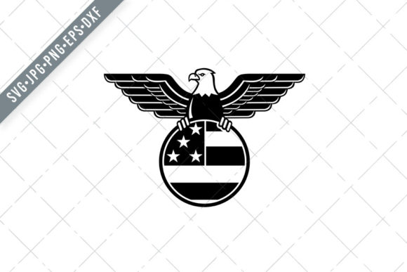 American Bald Eagle Wings Spread Graphics for Handmade Creators