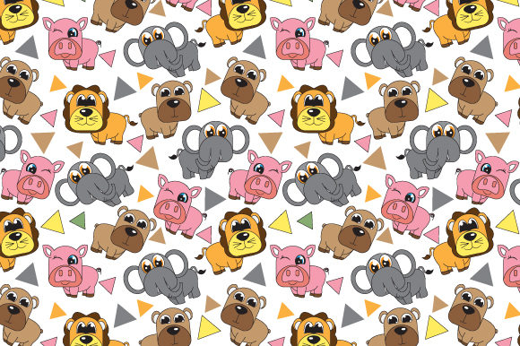 Cute Animal Character Cartoon Pattern Graphics Review