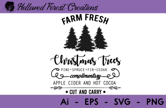 Farm Fresh Christmas Trees: Graphics and Illustrations for Publishers
