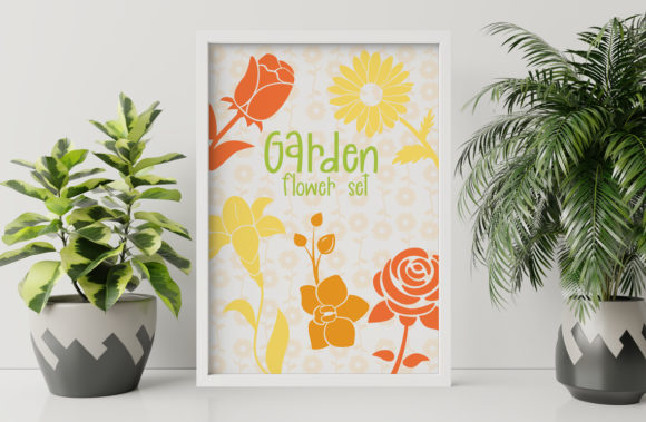 Garden Flower Set Graphics & Illustrations Review