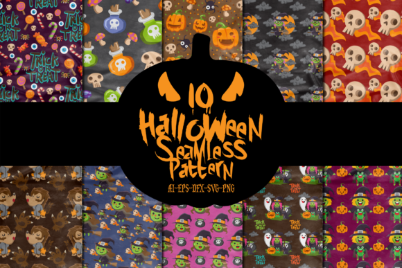 Halloween Seamless Pattern for You Deco Graphics