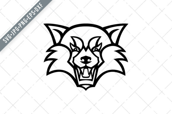 Head of an Angry Red Panda Graphics and Illustrations Review