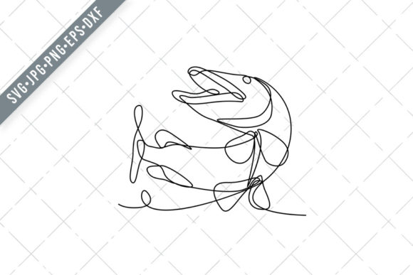 Muskellunge Muskie Musky Esox SVG Graphics and Illustrations Review