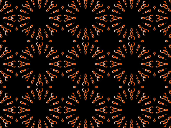 Seamless Pattern Black Orange: A Review for Modern Graphics and Patterns